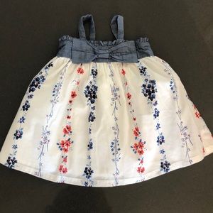 Gap Chambray and Floral Dress